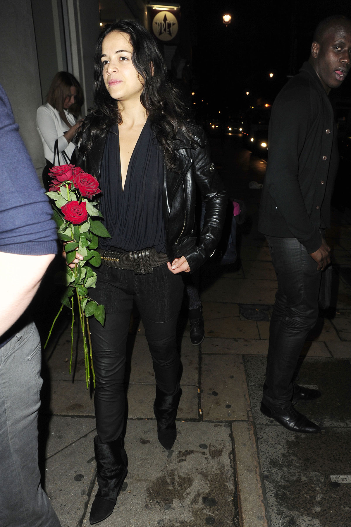 MICHELLE RODRIGUEZ Leaving Rose Club in London – HawtCelebs