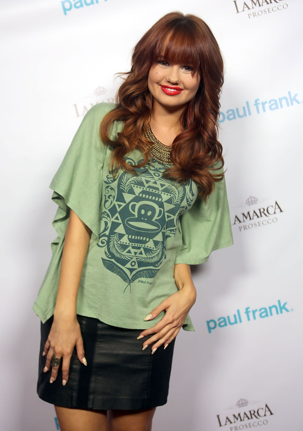 DEBBY RYAN at Paul Frank Fashion Night Out in West Hollywood.