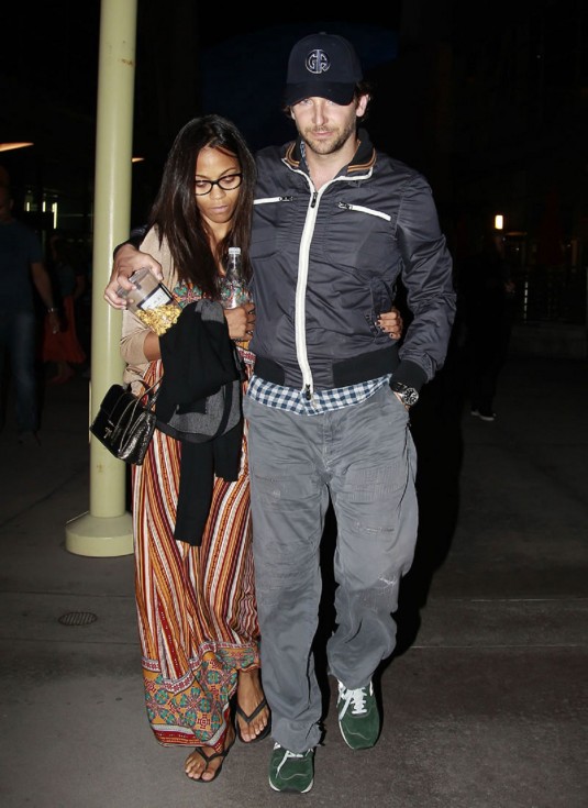ZOE SALDANA and Bradley Cooper