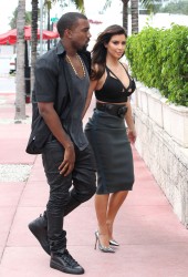 KIM KARDASHIAN and Kanye West