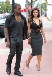 KIM KARDASHIAN and Kanye West