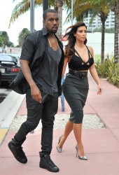 KIM KARDASHIAN and Kanye West