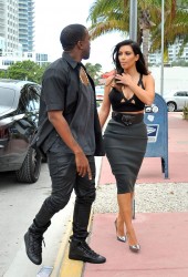 KIM KARDASHIAN and Kanye West