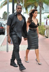 KIM KARDASHIAN and Kanye West