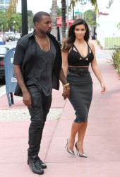 KIM KARDASHIAN and Kanye West