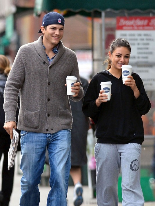 MILA KUNIS and Ashton Kutcher