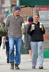 MILA KUNIS and Ashton Kutcher