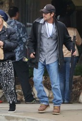 JENNIE GARTH and Luke Perry