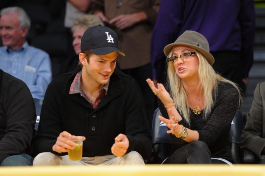 KALEY CUOCO and Ashton Kutcher