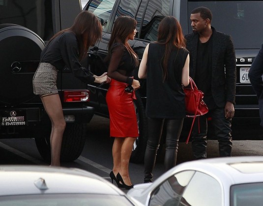 KIM KARDASHIAN, KENDAL JENNER and Kanye West