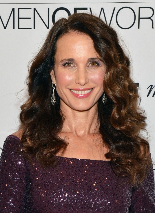 ANDIE MacDOWELL at Women of Worth Awards