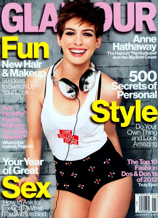 ANNE HATHAWAY in Glamour Magazine