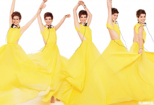 ANNE HATHAWAY in Glamour Magazine