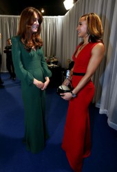 KATE MIDDLETON and JESSICA ENNIS