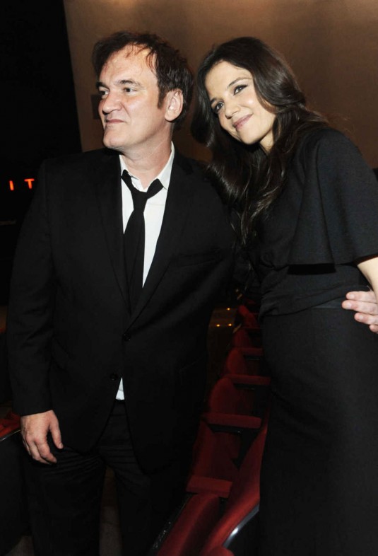 KATIE HOLMES and Quentin Tarantino