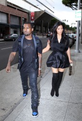 KIM KARDASHIAN and Kanye West