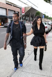 KIM KARDASHIAN and Kanye West