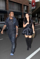 KIM KARDASHIAN and Kanye West