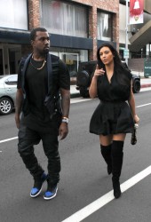 KIM KARDASHIAN and Kanye West