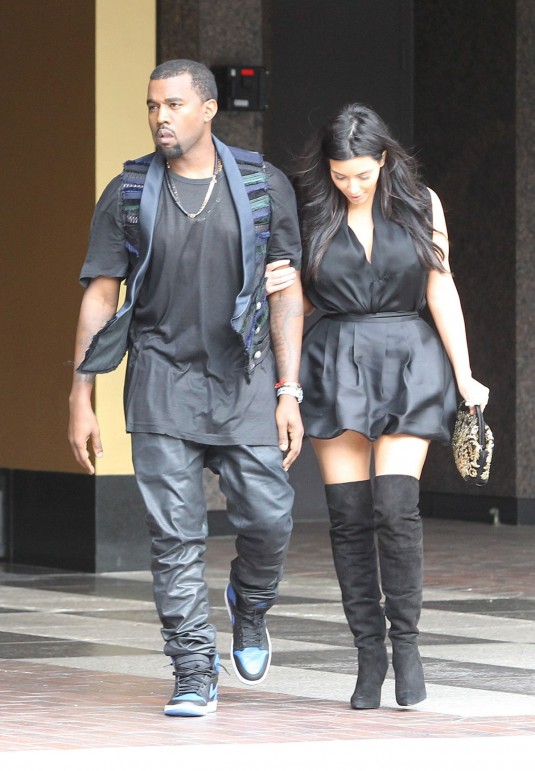 KIM KARDASHIAN and Kanye West