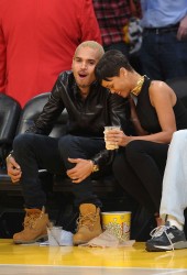 RIHANNA and Chris Brown