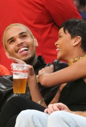 RIHANNA and Chris Brown