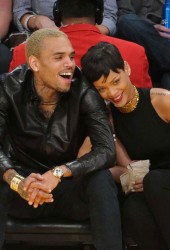 RIHANNA and Chris Brown