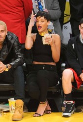 RIHANNA and Chris Brown