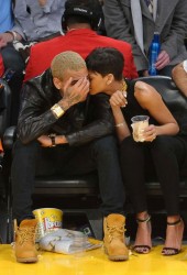 RIHANNA and Chris Brown