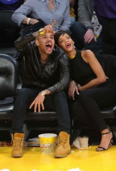 RIHANNA and Chris Brown
