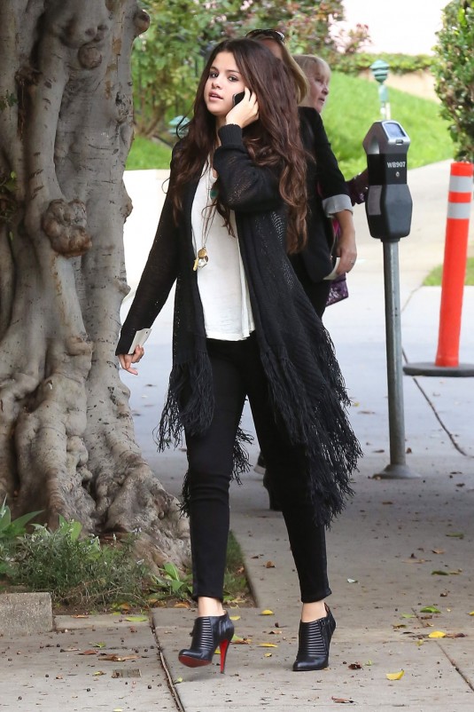 SELENA GOMEZ in West Hollywood