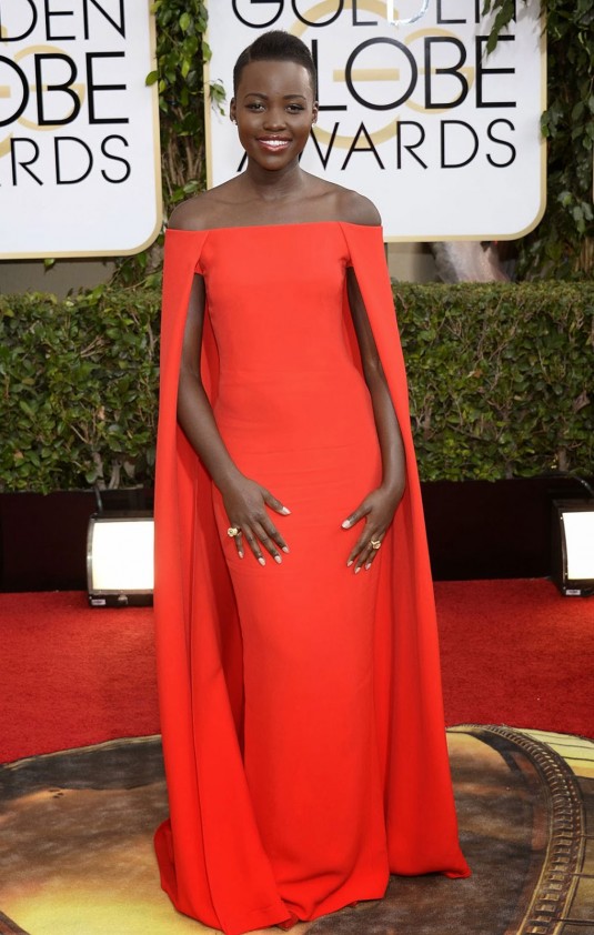 LUPITA NYONG'O at 2014 Golden Globe Awards