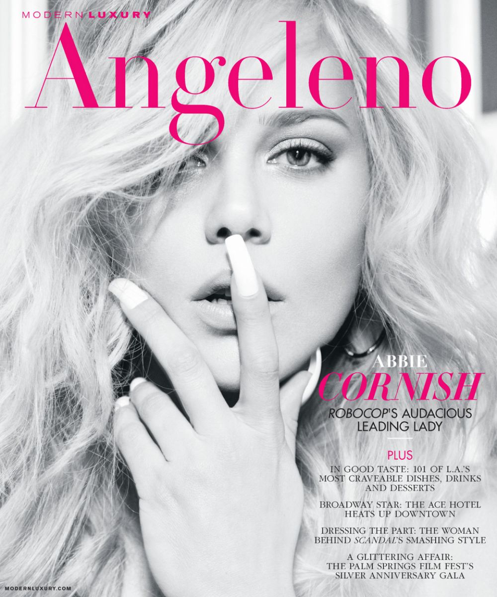 ABBIE CORNISH in Angeleno Magazine, February 2014 Issue – HawtCelebs