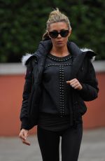 ABIGAIL ABBEY CLANCY in Leggings Out and About  in London