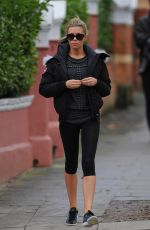 ABIGAIL ABBEY CLANCY in Leggings Out and About  in London