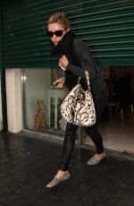 ABIGAIL ABBEY CLANCY Leaving a Beauty Salon in Liverpool