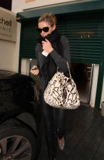 ABIGAIL ABBEY CLANCY Leaving a Beauty Salon in Liverpool