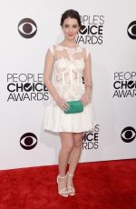 ADELAIDE KANE at 40th Annual People’s Choice Awards in Los Angeles