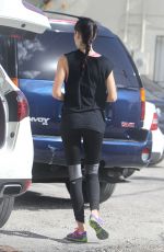 ADRIANA LIMA Leaves a Gym in Miami