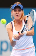 AGNIESZKA RADWANSKA at 2014 Sydney International