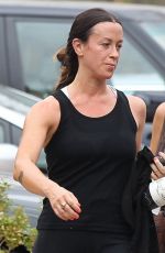 ALANIS MOEISSETTE Leaves a Gym in Brentwood