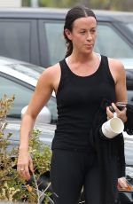 ALANIS MOEISSETTE Leaves a Gym in Brentwood