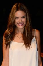 ALESSANDRA AMBROSIO at Mango 080 Barcelona Fashion Show in Barcelona
