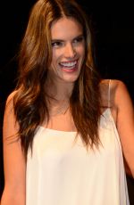 ALESSANDRA AMBROSIO at Mango 080 Barcelona Fashion Show in Barcelona