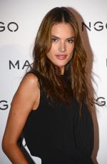 ALESSANDRA AMBROSIO at Mango 080 Barcelona Fashion Show in Barcelona