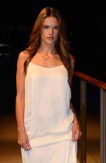 ALESSANDRA AMBROSIO at Mango 080 Barcelona Fashion Show in Barcelona