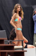 ALESSANDRA AMBROSIO in Bikinia at a Victoria