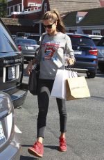 ALESSANDRA AMBROSIO Leaves Framers Market in Los Angeles