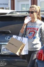 ALESSANDRA AMBROSIO Leaves Framers Market in Los Angeles
