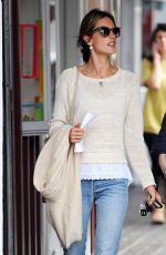 ALESSANDRA AMBROSIO Out and About in Brentwood